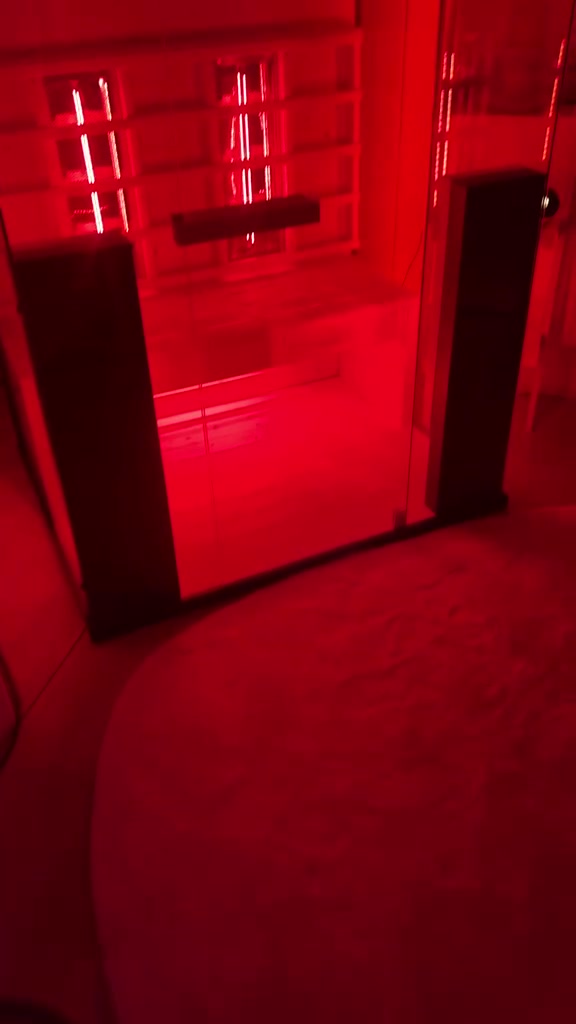 Pohled do infračervené sauny SANCTUM